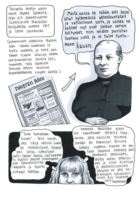 Sivu Jessi Jokelaisen Femokratiasta (Suuri Kurpitsa).