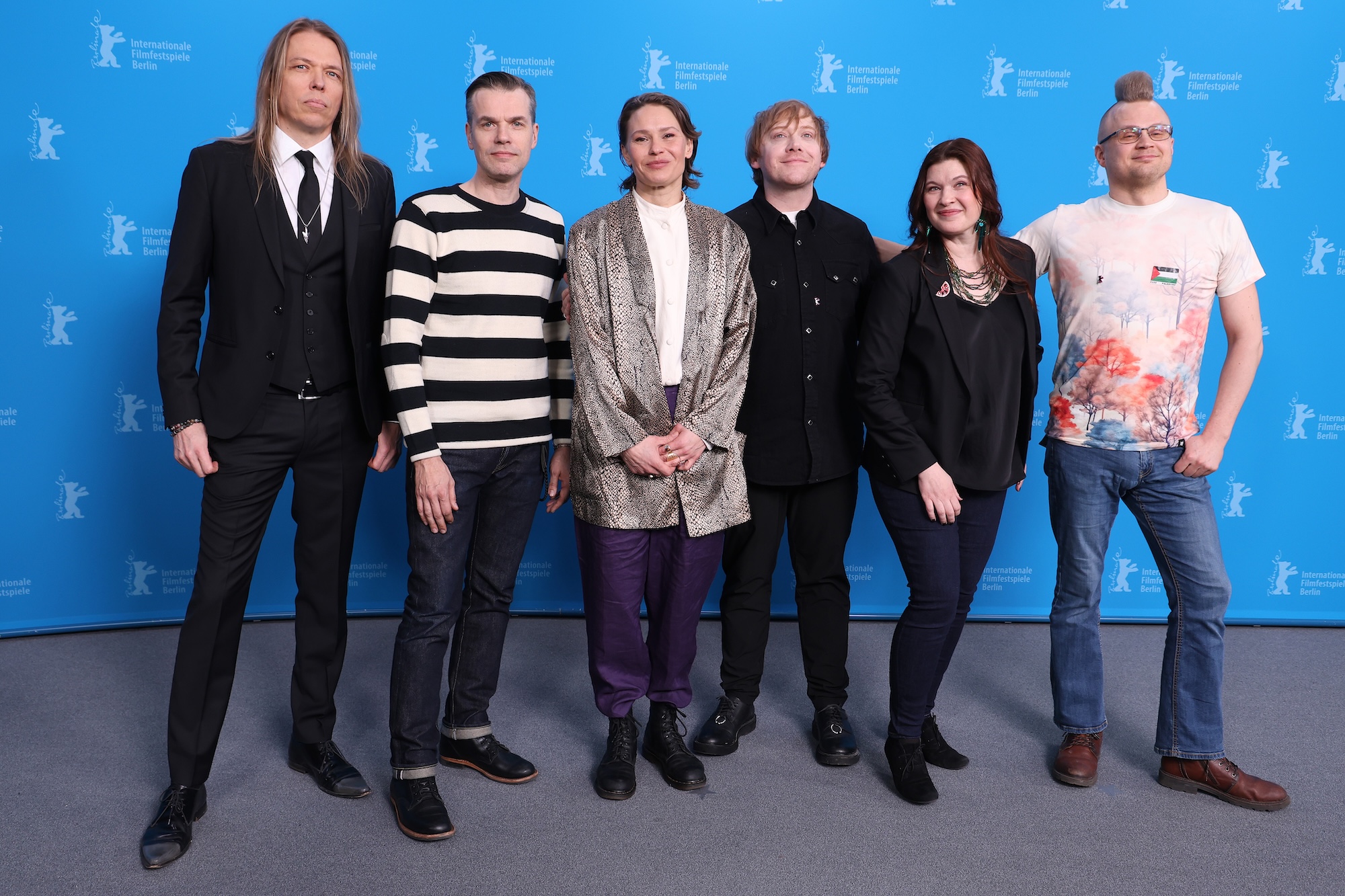 Yön lapsi -elokuvan tekijöitä Berlinalessa